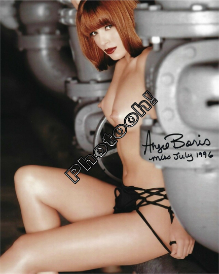 ANGEL BORIS 07-1996 PLAYBOY PLAYMATE SEXY SIGNED NUDE Autograph REPRINT
