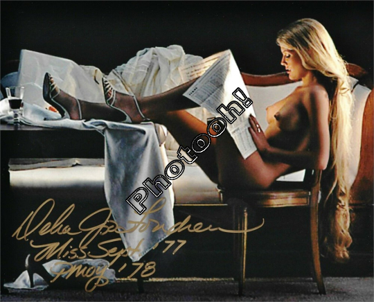 DEBRA JO FONDREN 1978 PLAYBOY PMOY SEXY NUDE SIGNED  PHOTO REPRINT