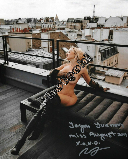 IRYNA IVANOVA August-2011 PLAYBOY PLAYMATE SEXY SIGNED BIKINI PHOTO REPRINT